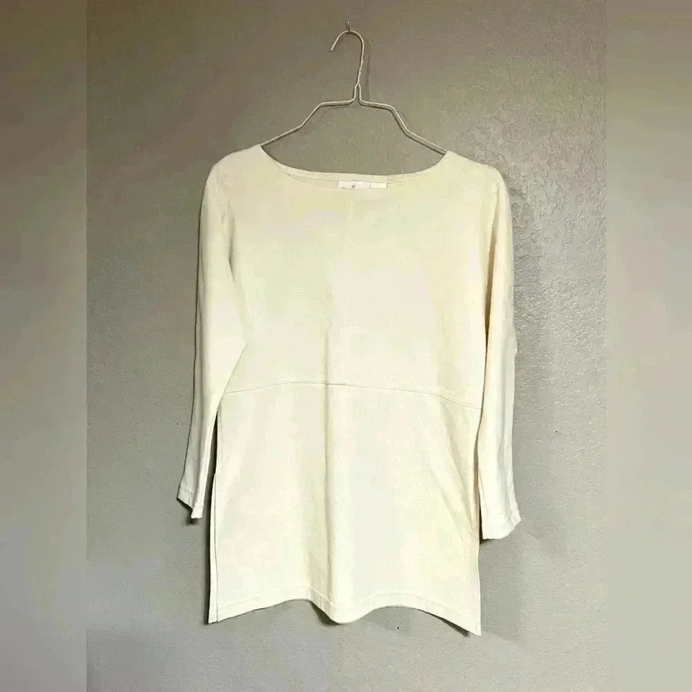 Worthington Cream Pullover Top Size M